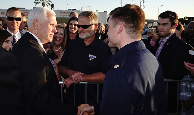 (Twitter Photo/Mike Pence)...