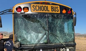 Tempe Union school bus crashes, travels about 2,000 feet into desert
