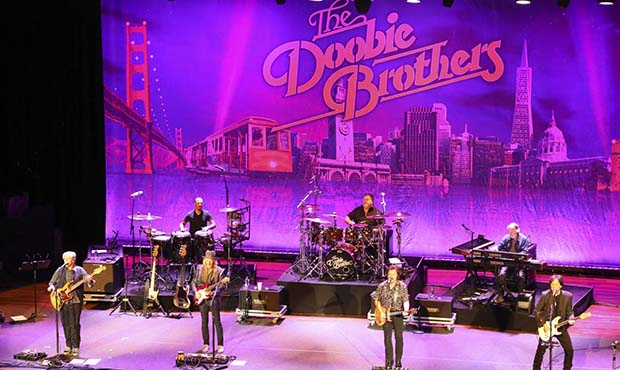 The Doobie Brothers perform at The Doobie Brothers at Ryman Auditorium, Monday, Nov. 18, 2019, in N...