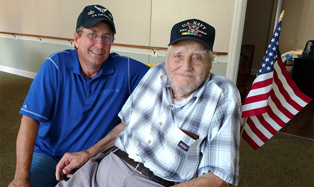 Sgt. Jeff Turney and Howard Benson (Sgt. Jeff Turney Photo)...