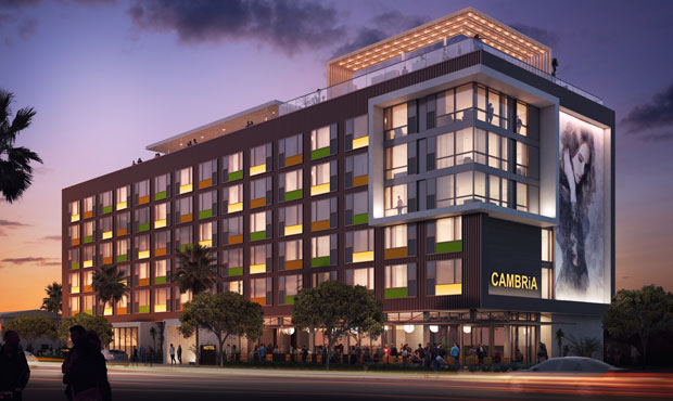 (Cambria Hotels Rendering)...