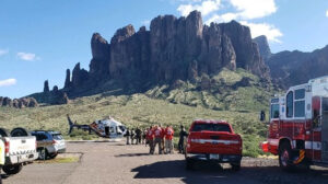 Hikers, base jumper rescued from Phoenix-area mountains on same day
