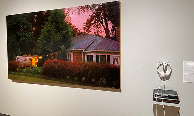 Painting by Cam DeCaussin (KTAR News Photo/Taylor Kinnerup)...