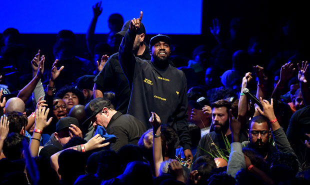 Kanye West Jesus Is King onstage...