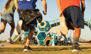 Mesa unveils new park with unique playground, 1-mile walking trail