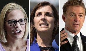 Sens. Sinema, McSally take Rand Paul to task over reported virus behavior