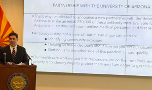 UArizona, state partnership to provide 250K coronavirus antibody tests