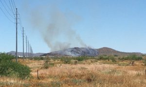 Brush fire near I-17 in North Valley stopped after growing to 190 acres