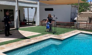 Phoenix firefighters, 6-year-old drowning survivor affirm water safety