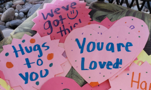 Valley children cheer up isolated senior citizens with homemade cards