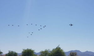 Luke AFB salutes Arizonans battling coronavirus with 15-plane flyover
