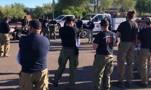 Arizona firefighters face social-distancing test in Cave Creek blaze