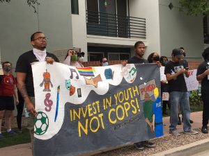 Protesters in metro Phoenix return for 9th consecutive day