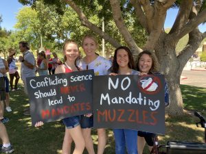 Protesters gather in Scottsdale to oppose city's mask mandate