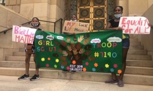 Day 17 of protests starts with kids walk in downtown Phoenix