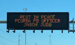 Peoria officer's funeral procession to close parts of Loop 101, Interstate 17