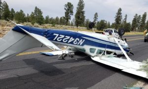 Minor injuries reported after plane crash on highway near Grand Canyon