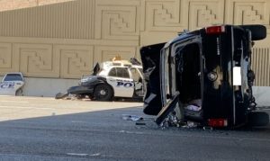 Police officer injured in collision; US 60 closed in Mesa
