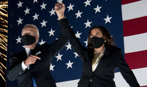 Democratic presidential candidate former Vice President Joe Biden and his running mate Sen. Kamala ...