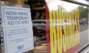 US adds 1.8 million jobs in a sign that hiring has slowed