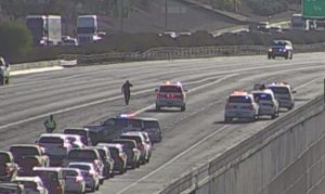Suspect arrested after shooting at Peoria officers during highway pursuit