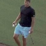 A suspect is accused of breaking into Scottsdale Stadium.