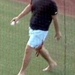 A suspect is accused of breaking into Scottsdale Stadium.