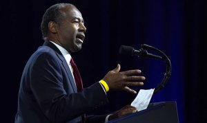 Trump election party draws scrutiny as Ben Carson tests positive