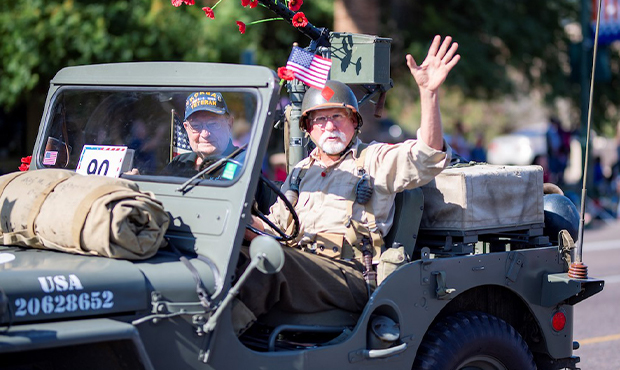 (East Valley Veterans Parade Photo)...