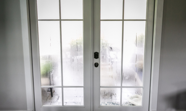 The glass door pictured is not a Pella product. (Shutterstock Photo)...