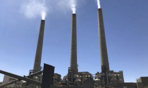 Concrete stacks at Arizona's Navajo Generating Station taken down