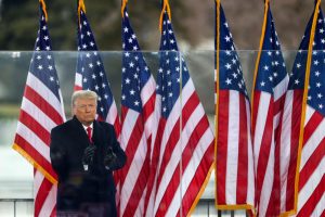 President Donald Trump urges Capitol protesters to 'go home'