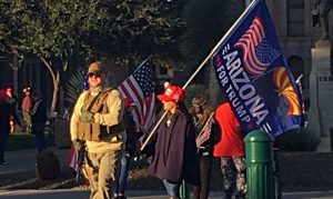 Trump supporters rally at Arizona Capitol as Congress counts votes