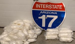 Surprise man arrested with nearly 50 pounds of meth during traffic stop