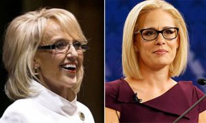 Former Arizona Gov. Brewer praises Sen. Sinema for moderate stance