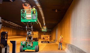 Downtown Phoenix Deck Park Tunnel getting modern lighting system