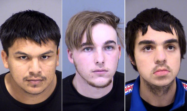 From left, Noel Aragon, Dakota (or Dakotah) Jones, Justin Krause (Maricopa County Sheriff's Office ...
