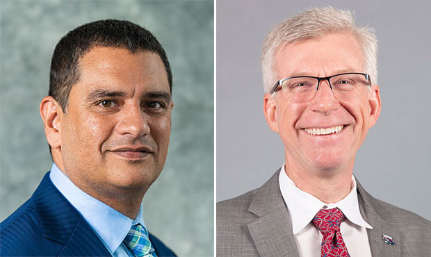 José Luis, left, and Bret Danilowicz (The City University of New York and Florida Atlantic Univers...