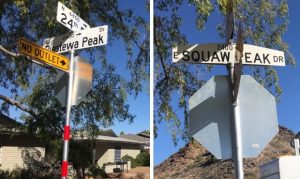 Phoenix replaces signage on 2 contentious street names