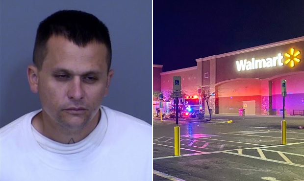 (MCSO Mugshot; Twitter Photo/Glendale Fire Department)...