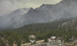 Overnight precipitation helps crews battling Flag Fire near Kingman