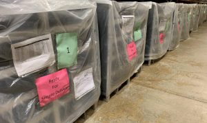 Maricopa County delivering ballots, machines to fairgrounds for audit