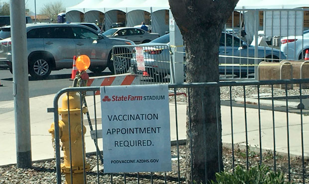 state farm stadium vaccinations...