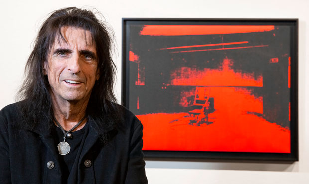 Alice Cooper and Andy Warhol's "Little Electric Chair." (Larsen Gallery Photo)...