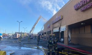 Fire of unknown origin damages 3 businesses at Phoenix strip mall