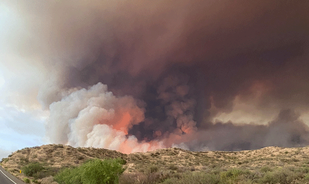 Telegraph Fire (Facebook photo/Telegraph Fire Information)...
