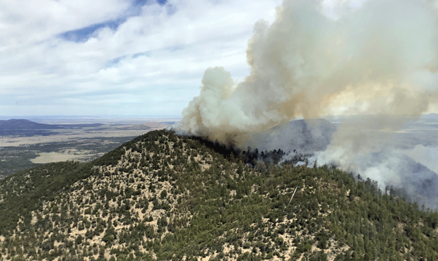 Slate Fire (Twitter photo/@CoconinoNF)...