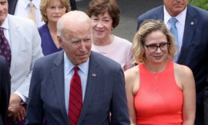 Sen. Sinema joins Biden to announce bipartisan infrastructure deal