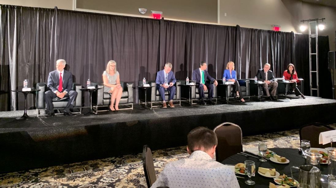 A forum with the 2022 gubernatorial candidates to discuss business and economic issues in the state...