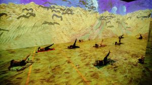 Yoga classes offered at Immersive Van Gogh Exhibition in Scottsdale
